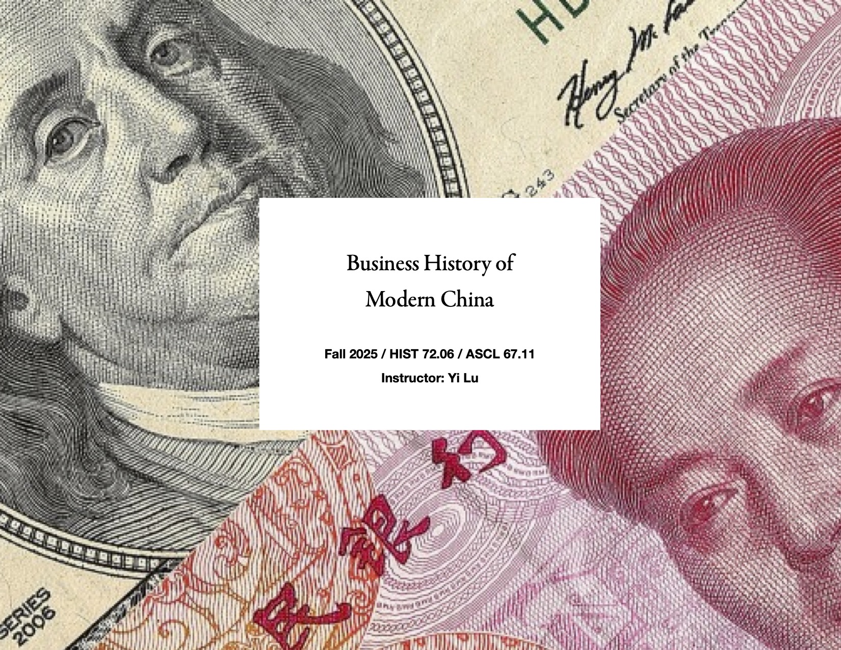 Course poster for XXXX